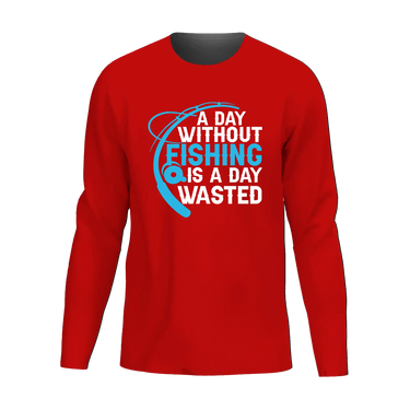 A Day Without Fishing Men Long Sleeve Shirt